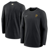 Pittsburgh Pirates Nike Authentic Collection Logo Performance Long Sleeve T-Shirt - Black T-shirts