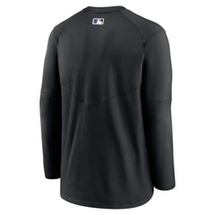 Colorado Rockies Nike Authentic Collection Logo Performance Long Sleeve T-Shirt - Black T-shirts