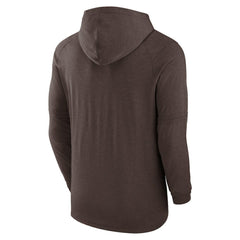 San Diego Padres Nike Authentic Collection Lightweight Dri-FIT Hooded Pullover - Brown Pullover