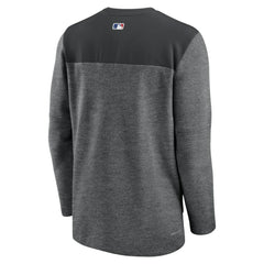 Baltimore Orioles Nike Authentic Collection Game Time Performance Half-Zip Top - Black Tops