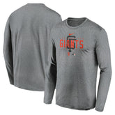 San Francisco Giants Nike Authentic Collection Team Logo Legend Performance Long Sleeve T-Shirt - Heather Gray T-shirts