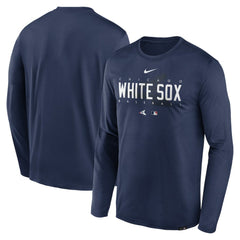 Chicago White Sox Nike Authentic Collection Team Logo Legend Performance Long Sleeve T-Shirt - Navy T-shirts