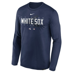 Chicago White Sox Nike Authentic Collection Team Logo Legend Performance Long Sleeve T-Shirt - Navy T-shirts