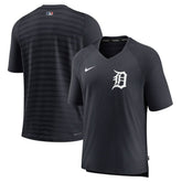 Detroit Tigers Nike Authentic Collection Pregame Raglan Performance V-Neck T-Shirt - Navy T-shirts