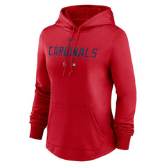 St. Louis Cardinals Nike Women's Authentic Collection Pregame Performance Pullover Hoodie - Red Hoodies