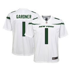 NFL Ahmad Sauce Gardner New York Jets Youth Game Jersey - White