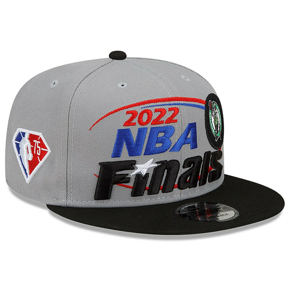 Boston Celtics 2022 Eastern Conference Champions Locker Room 9FIFTY Snapback Adjustable Hat Gray/Black