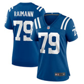 NFL Bernhard Raimann Indianapolis Colts Women's Player Game Jersey - Royal