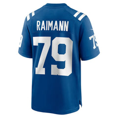 NFL Bernhard Raimann Indianapolis Colts Player Game Jersey - Royal