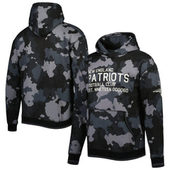 New England Patriots The Wild Collective Camo Pullover Hoodie Black