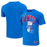 New York Giants Pro Standard Super Bowl XLVI Patch Hometown Collection T-Shirt Royal