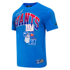 New York Giants Pro Standard Super Bowl XLVI Patch Hometown Collection T-Shirt Royal