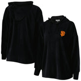San Francisco Giants Touch Women's End Line Pullover Hoodie - Black Hoodies