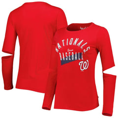 Washington Nationals Touch Women's Formation Long Sleeve T-Shirt - Red T-shirts