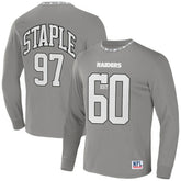 Las Vegas Raiders NFL x Staple Core Team Long Sleeve T-Shirt Gray