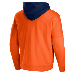 Denver Broncos NFL x Staple Throwback Vintage Wash Pullover Hoodie Orange