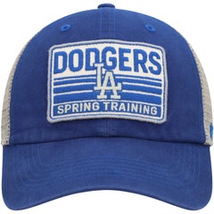 Los Angeles Dodgers '47 Four Stroke Clean Up Trucker Snapback Hat - Royal/Tan Hats