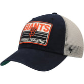 San Francisco Giants '47 Four Stroke Clean Up Trucker Snapback Hat - Black/Tan Hats