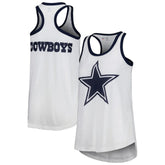 Dallas Cowboys G-III 4Her by Carl Banks Women's Tater Tank Top White