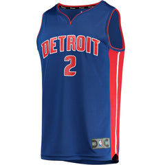 NBA Cade Cunningham Detroit Pistons Fast Break Replica Jersey sale - Icon Editi- Blue