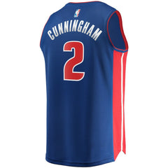NBA Cade Cunningham Detroit Pistons Fast Break Replica Jersey sale - Icon Editi- Blue