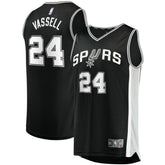 NBA Devin Vassell San Antonio Spurs Fast Break Replica Jersey - Icon Edition - Black