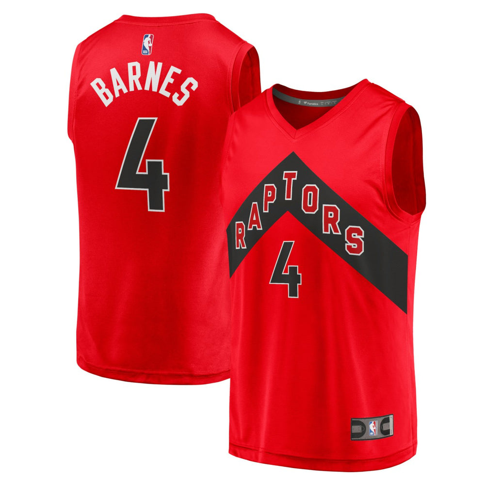 NBA Scottie Barnes Toronto Raptors Fast Break Replica Jersey - Icon Edition - Red