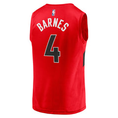 NBA Scottie Barnes Toronto Raptors Fast Break Replica Jersey - Icon Edition - Red