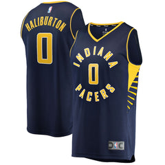 NBA Tyrese Haliburton Indiana Pacers Fanatics Youth 2021/22 Fast Break Replica Jersey - Icon Edition - Navy