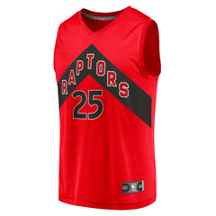 NBA Chris Boucher Toronto Raptors Youth Fast Break Replica Jersey - Icon Edition - Red