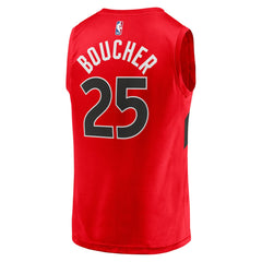NBA Chris Boucher Toronto Raptors Youth Fast Break Replica Jersey - Icon Edition - Red