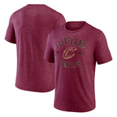 Cleveland Cavaliers Heritage Tri-Blend T-Shirt Wine