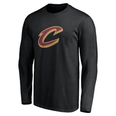 Cleveland Cavaliers Primary Logo Team Long Sleeve T-Shirt Black
