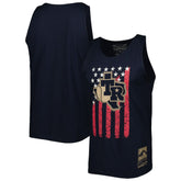 Texas Rangers Mitchell & Ness Cooperstown Collection Stars and Stripes Tank Top - Navy Tanks