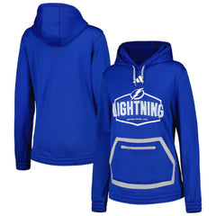 NHL Tampa Bay Lightning adidas Women's Team Pullover Hoodie - Blue