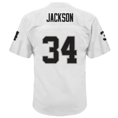 NFL Bo Jackson Las Vegas Raiders Youth 1988 Retired Player Legacy Jersey - White discount