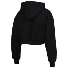 Arizona Cardinals The Wild Collective Women's Cropped Pullover Hoodie Black