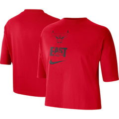 Chicago Bulls Women's Essential Boxy T-Shirt Red
