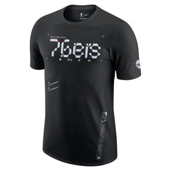 Philadelphia 76ers Courtside Air Traffic Control Max90 T-Shirt Black