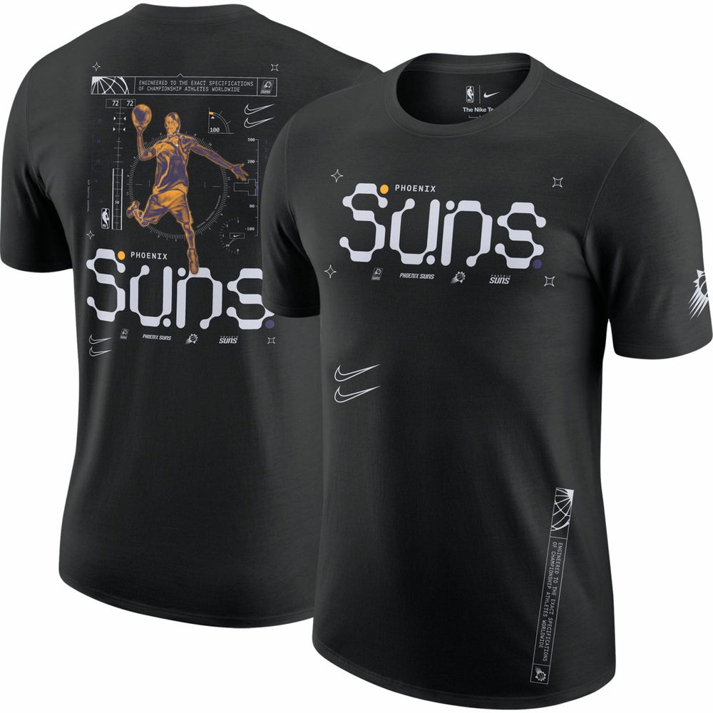 Phoenix Suns Courtside Air Traffic Control Max90 T-Shirt Black