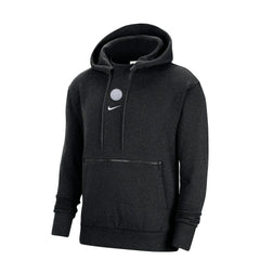 Brooklyn Nets Courtside Versus Flight Pullover Hoodie Heather Black
