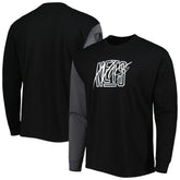 Brooklyn Nets Courtside Versus Flight MAX90 Long Sleeve T-Shirt Black