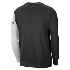 Golden State Warriors Courtside Versus Force & Flight Pullover Sweatshirt Black/Heather Gray