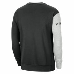 Miami Heat Courtside Versus Force & Flight Pullover Sweatshirt Black/Heather Gray