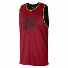 Miami Heat Courtside Versus Force Split DNA Performance Mesh Tank Top Red/Black
