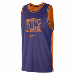 Phoenix Suns Courtside Versus Force Split DNA Performance Mesh Tank Top Purple/Orange