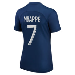 Kylian Mbappé Paris Saint-Germain Women's 2022/23 Home Replica Player Jersey Blue