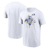 Aaron Donald Los Angeles Rams Player Graphic T-Shirt White