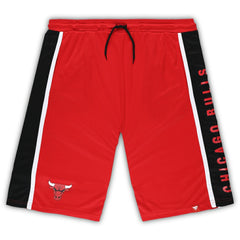 Chicago Bulls Big & Tall Referee Iconic Mesh Shorts Red