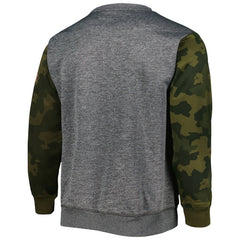 Brooklyn Nets Camo Stitched Sweatshirt Heather Charcoal